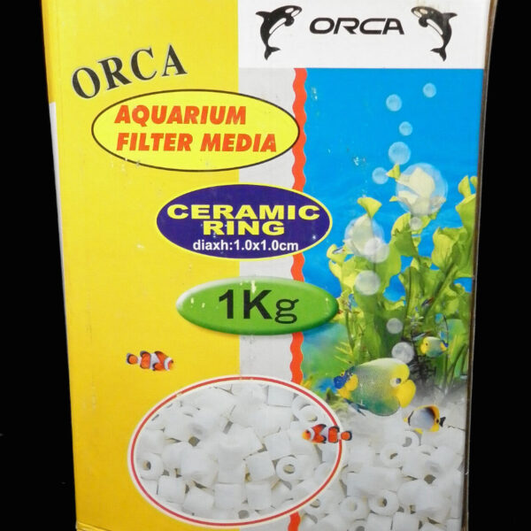 ORCA Aquarium Filter Media Ceramic Ring 1KG