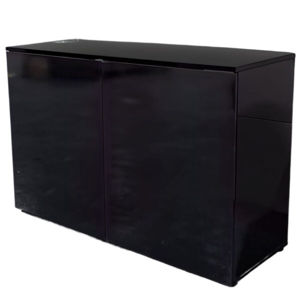 120cm x 45cm x 80cm Black Cabinet Aquarium 4ft