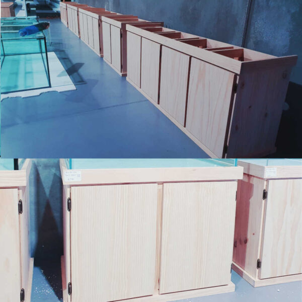 120cm x 46cm x 70cm Aquarium Pine Cabinet Flatdoor 4ft