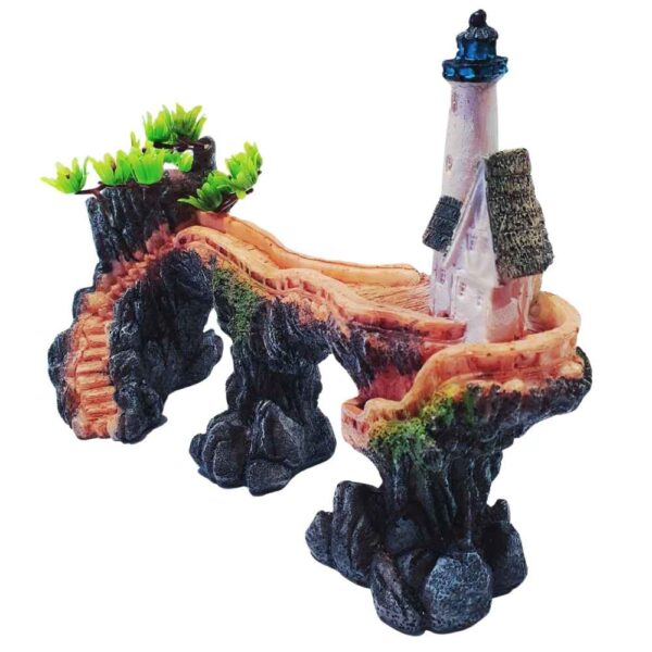 Light House Fish Tank Ornament 25x11x16cm