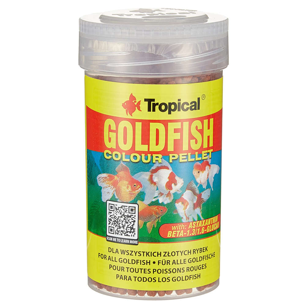Tropical Goldfish Color Pellet – Sinkendes Fischfutter, 250 Ml