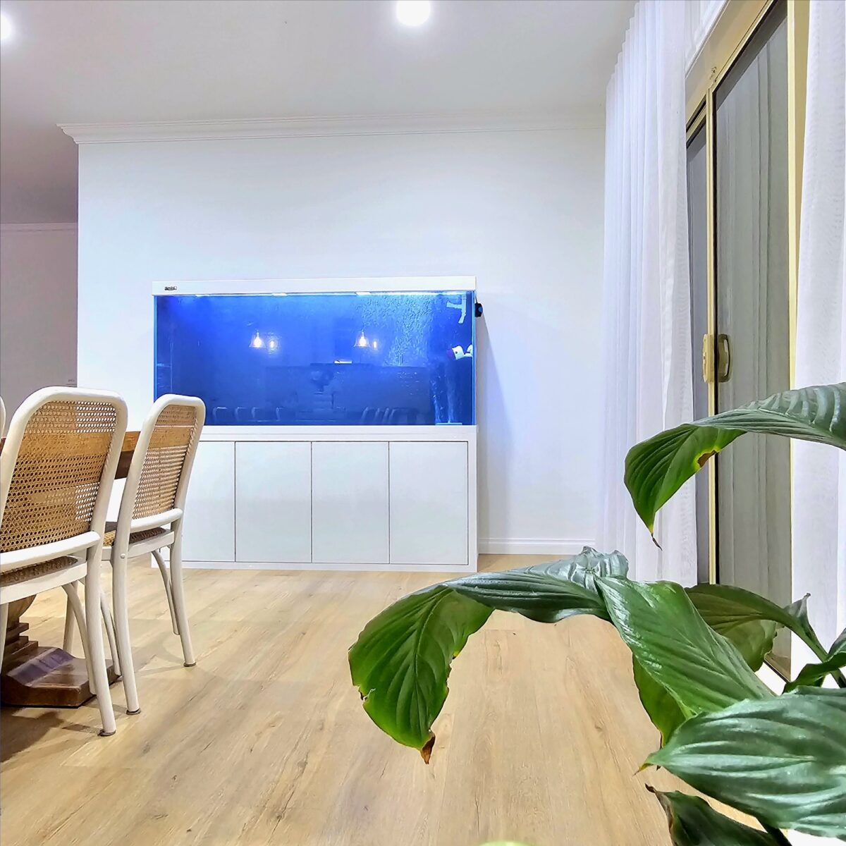 180cm x 60cm x 85cm Ultra Clear Glass Aquarium Flat Door Sump Setup Package - Image 2