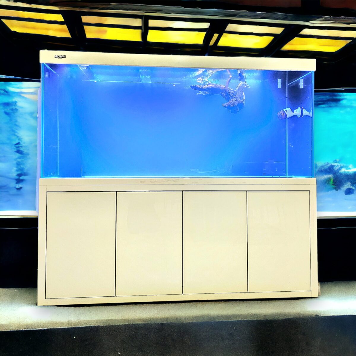 180cm x 60cm x 85cm Ultra Clear Glass Aquarium Flat Door Sump Setup Package - Image 7