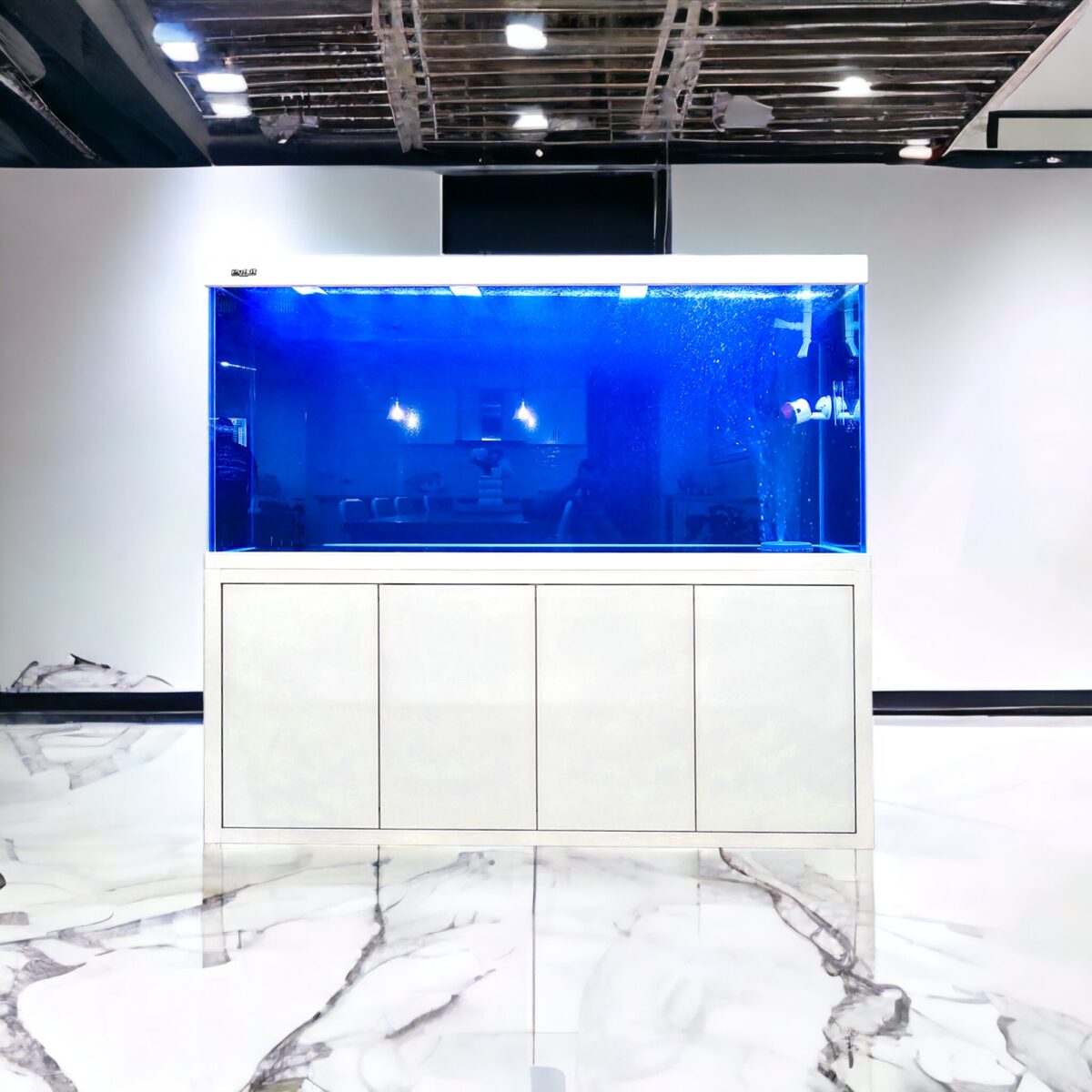 180cm x 60cm x 85cm Ultra Clear Glass Aquarium Flat Door Sump Setup Package - Image 13