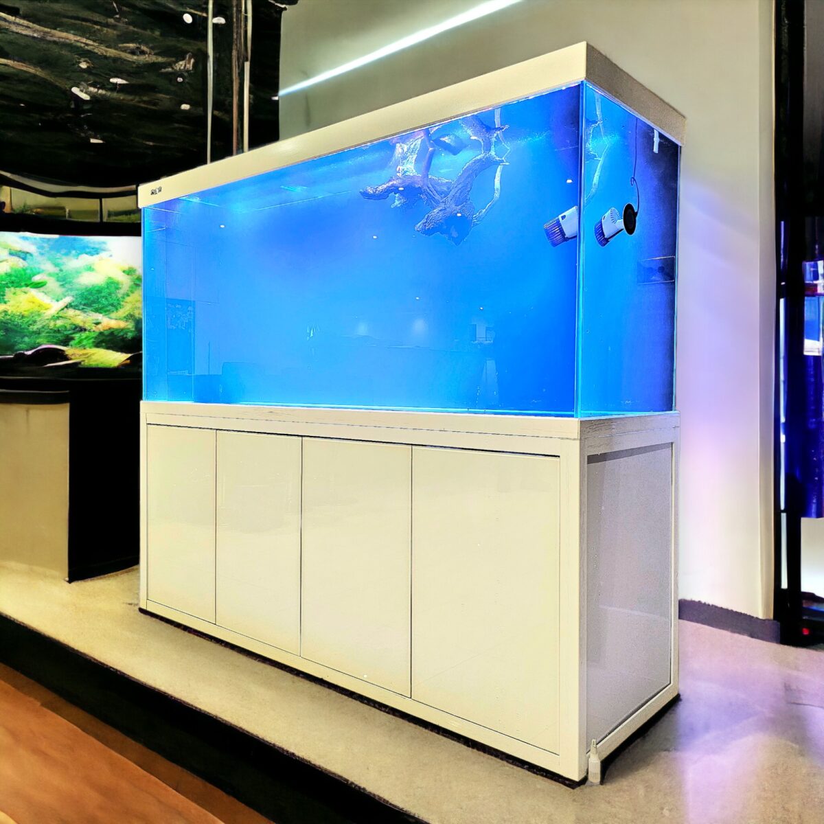 180cm x 60cm x 85cm Ultra Clear Glass Aquarium Flat Door Sump Setup Package - Image 10