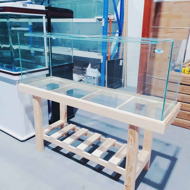 Aquarium Pine Stand & Hood Set