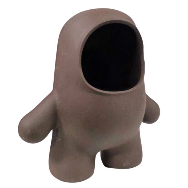 Ceramic Astronaut Cave for Plecos and Catfish (10.3cm x 6.5cm x 10.6cm)