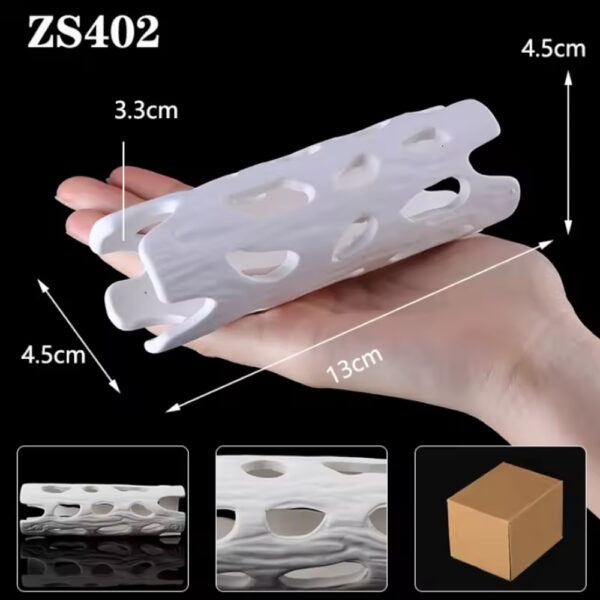 Ceramic Breeding Cave White 13cm x 4.2cm